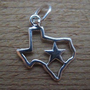 Sterling Silver Texas Charm